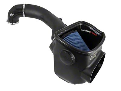 AFE Magnum FORCE Stage-2 Cold Air Intake with Pro 5R Oiled Filter; Black (16-19 5.0L Titan XD)