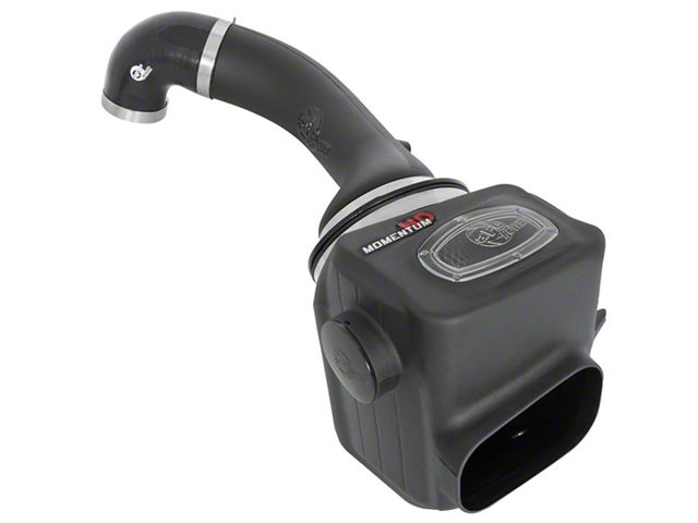 AFE Momentum HD Cold Air Intake with Pro DRY S Filter; Black (16-19 5.0L Titan XD)
