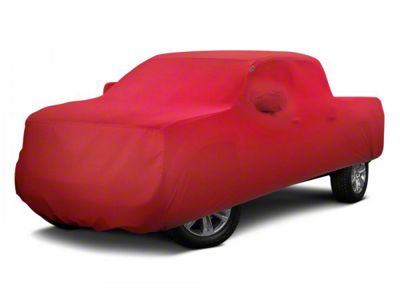Covercraft Custom Car Covers Form-Fit Car Cover; Bright Red (16-24 Titan XD Crew Cab)