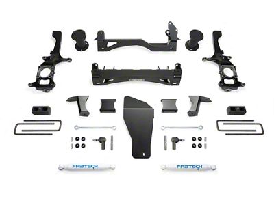 Fabtech 6-Inch Basic Suspension Lift Kit with Performance Shocks (16-18 4WD Titan XD w/ 6-1/2-Foot Bed, Excluding PRO-4X)