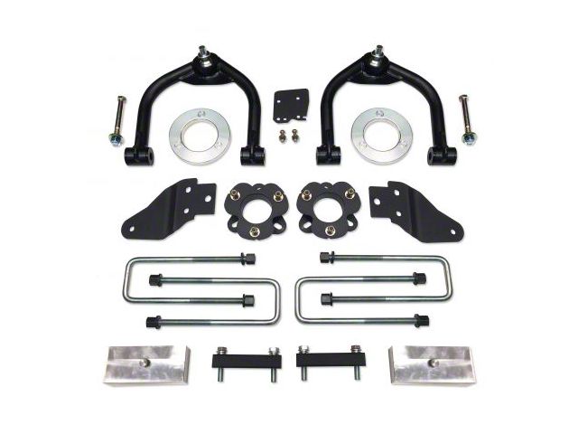 Tuff Country 4-Inch Uni-Ball Upper Control Arm Suspension Lift Kit with SX8000 Shocks (16-24 4WD Titan XD)