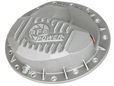 AFE Street Series Rear Differential Cover; Raw; AAM 9.5/14 (16-19 5.0L Titan XD)