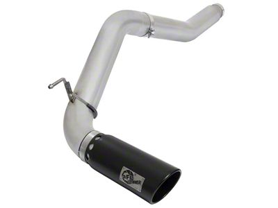 AFE ATLAS 5-Inch DPF-Back Single Exhaust System with Black Tip; Side Exit (16-19 5.0L Titan XD)