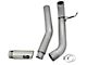 AFE Large Bore-HD 5-Inch DPF-Back Single Exhaust System with Polished Tip; Side Exit (16-19 5.0L Titan XD)