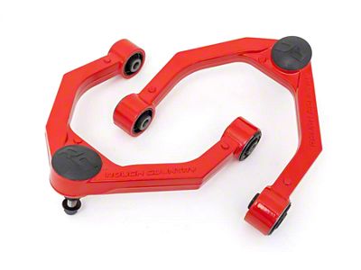 Rough Country Forged Upper Control Arms; Red (16-24 Titan XD)