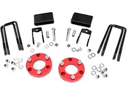 Rough Country 2-Inch Spacer Suspension Lift Kit; Anodized Red (16-23 Titan XD, Excluding PRO-4X)
