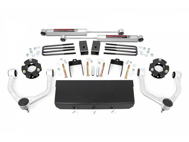 Rough Country 3-Inch Suspension Lift Kit with Premium N3 Shocks (16-24 Titan XD)