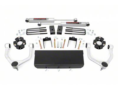Rough Country 3-Inch Suspension Lift Kit with Premium N3 Shocks (16-23 Titan XD)