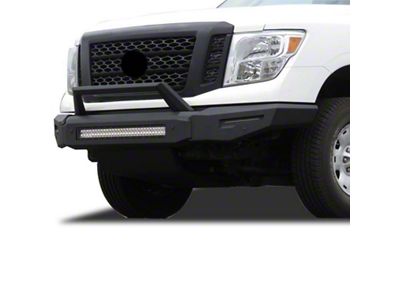 Armour II Heavy Duty Modular Front Bumper with Bull Nose and Skid Plate (16-24 Titan XD)