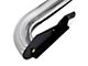 Platinum 4-Inch Oval Side Step Bars; Stainless Steel (16-24 Titan XD Crew Cab)