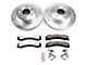 PowerStop Z36 Extreme Truck and Tow 6-Lug Brake Rotor and Pad Kit; Front (16-24 Titan XD)
