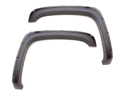 RX-Rivet Style Fender Flares; Front; Smooth (16-24 Titan XD)