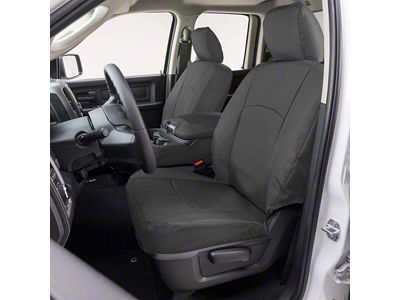 Covercraft Precision Fit Seat Covers Endura Custom Second Row Seat Cover; Charcoal (16-24 Titan XD Crew Cab)