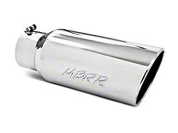 MBRP 5-Inch Angled Rolled End Exhaust Tip; Polished (Fits 4-Inch Tailpipe)
