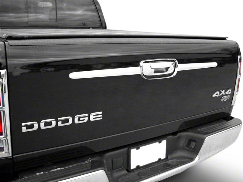 Putco RAM 1500 Tailgate Trim Accent; Chrome 403418 (02-08 RAM 1500 ...