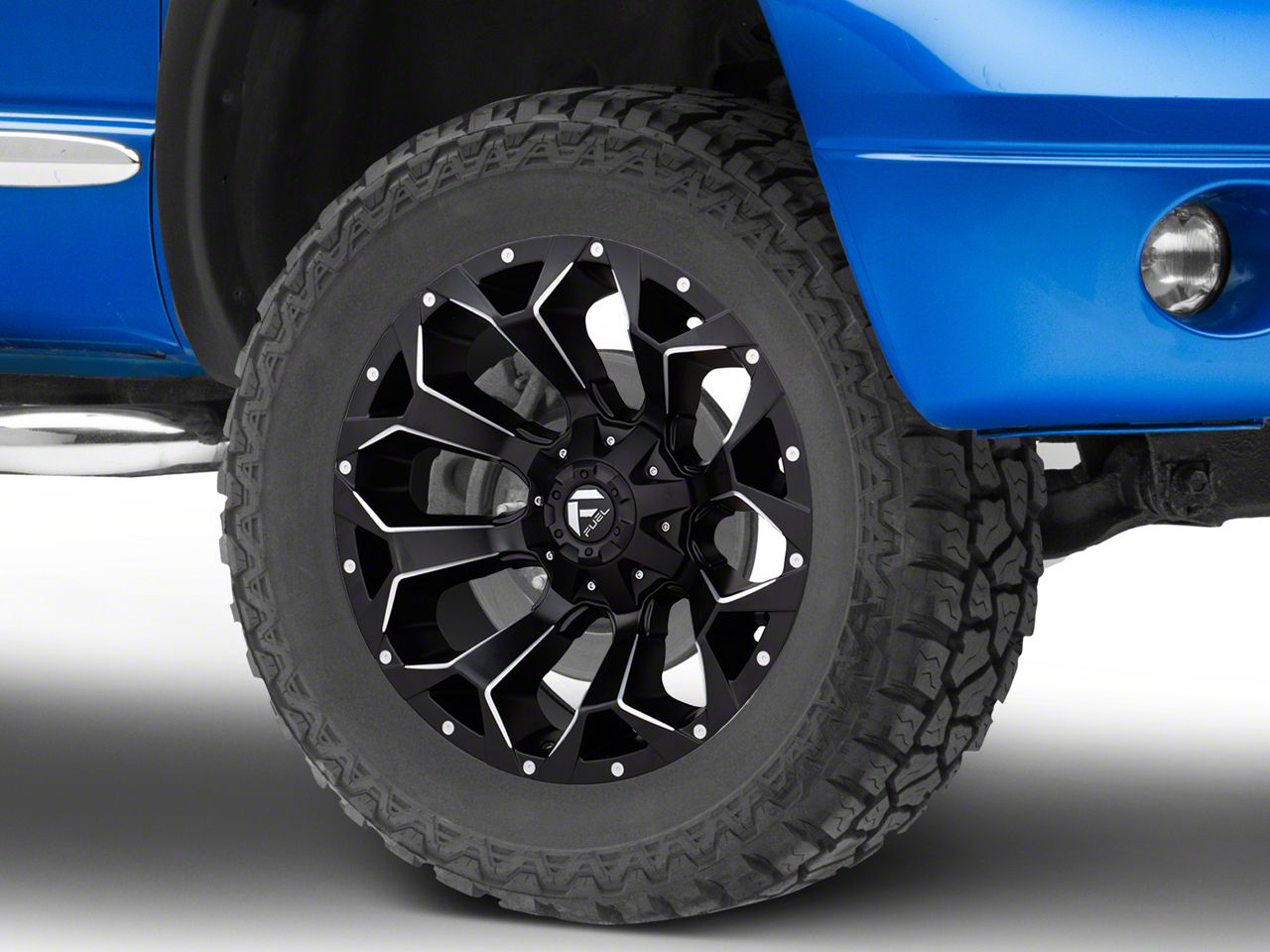 Fuel Wheels RAM Assault Black Milled 5Lug Wheel 20x10; 18mm Offset
