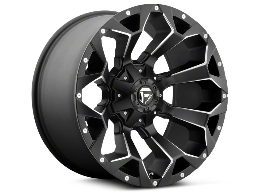 Fuel Wheels RAM Assault Black Milled 5-Lug Wheel - 18x9; 1mm Offset ...