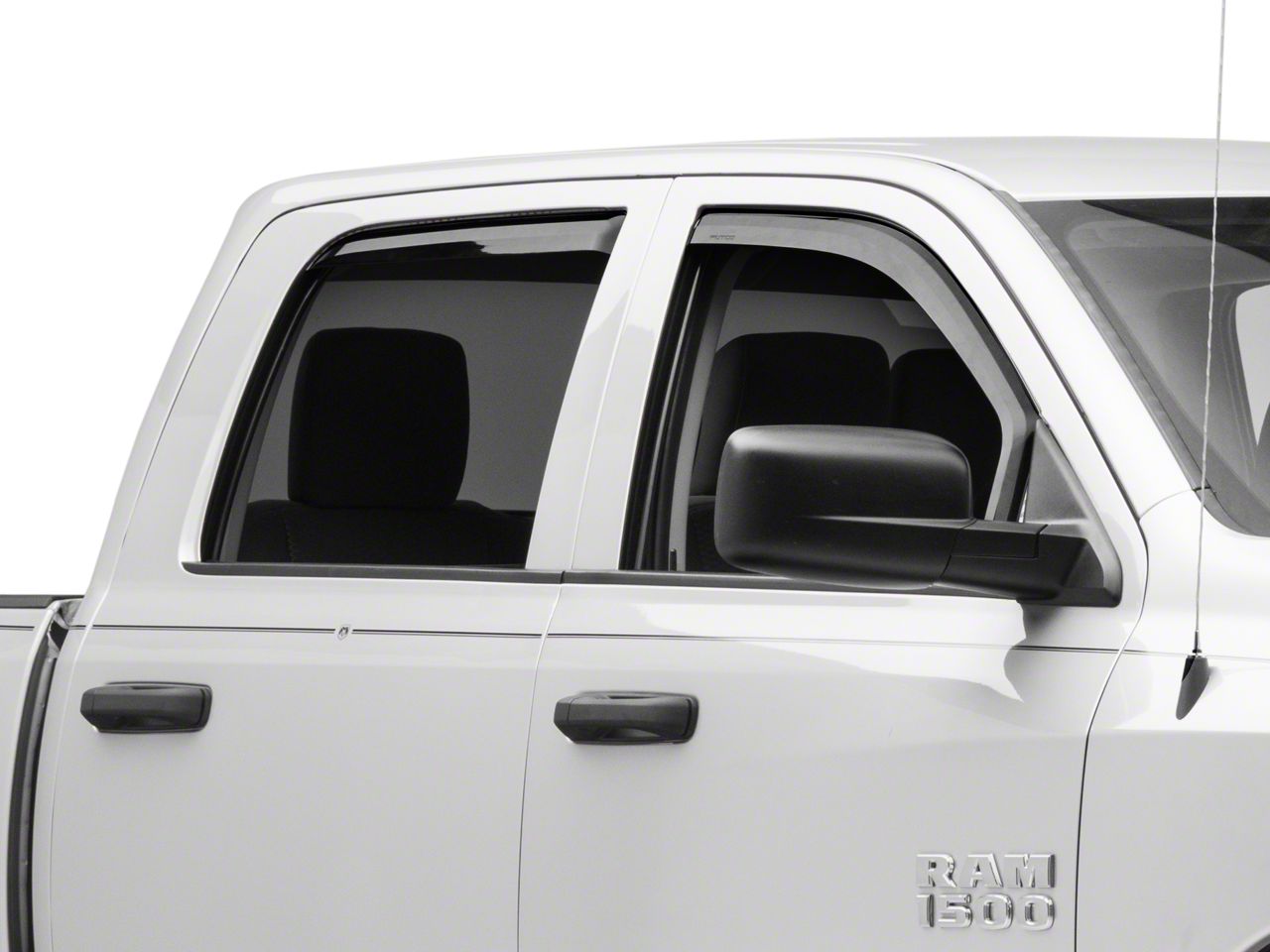Putco RAM Element Tinted Window Visors Channel Mount Front & Rear