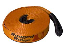 Rugged Ridge 2-Inch x 30-Foot Recovery Strap; 20,000 lb.