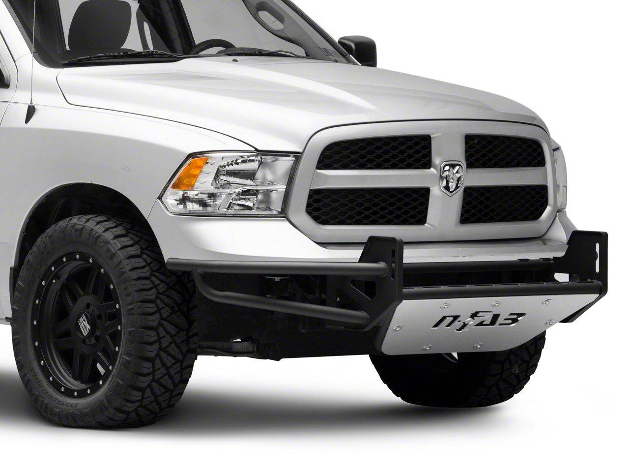 N-Fab RAM 1500 R.S.P. Pre-Runner Front Bumper for Dual 38-Inch Rigid ...