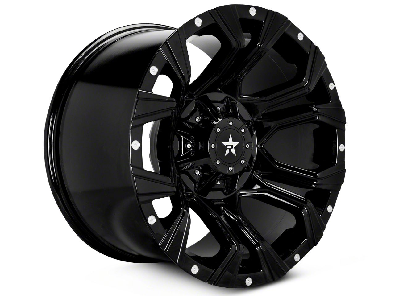 RBP RAM 64R Widow Black Machined 5-Lug Wheel - 20x10 R101818 (02-17 RAM