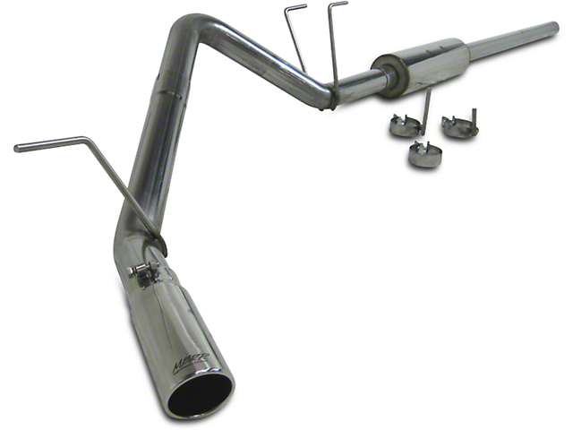 MBRP 3-Inch XP Series Single Exhaust System with Polished Tip; Side Exit (09-18 5.7L RAM 1500)