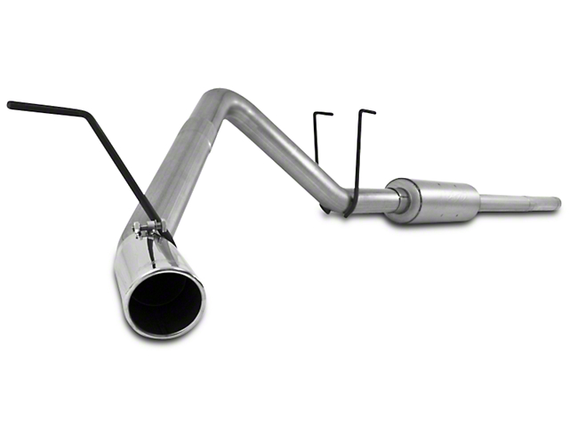 MBRP 3-Inch Installer Series Single Exhaust System with Polished Tip; Side Exit (09-18 5.7L RAM 1500)