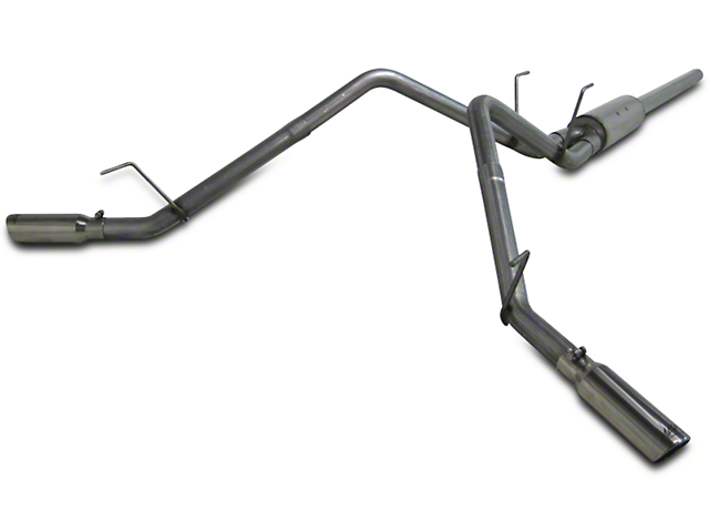 MBRP RAM 2.5 in. Installer Series Dual Exhaust System - Side Exit