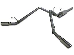 MBRP 2.50-Inch Installer Series Dual Exhaust System with Polished Tips; Side Exit (09-18 5.7L RAM 1500)