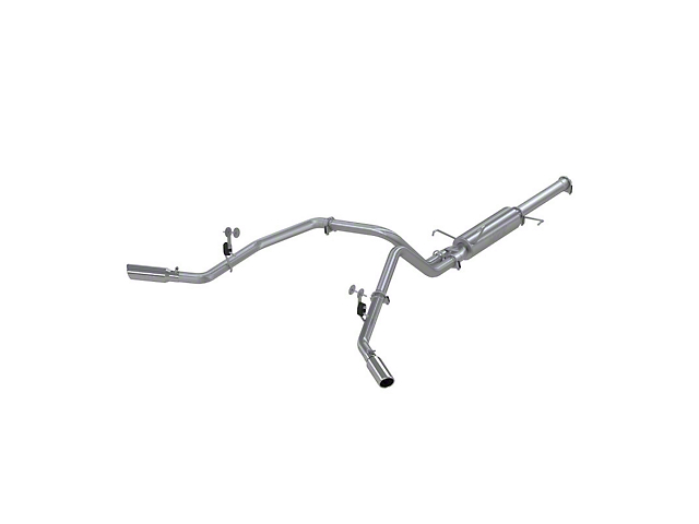 MBRP 2.50-Inch Installer Series Dual Exhaust System with Polished Tips; Side Exit (03-08 5.7L RAM 1500)