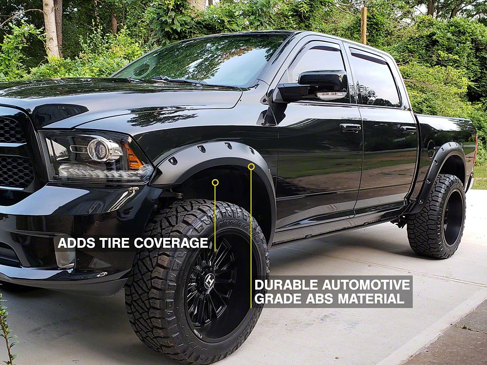 Barricade Premium Molded Fender Flares (09-18 RAM 1500) – Barricade Offroad