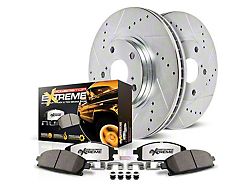 PowerStop Z36 Extreme Truck and Tow Brake Rotor and Pad Kit; Front (02-18 RAM 1500)