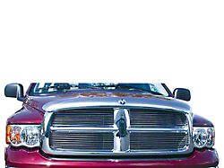 T-REX Grilles Billet Series Upper Replacement Grilles; Polished (02-05 RAM 1500)