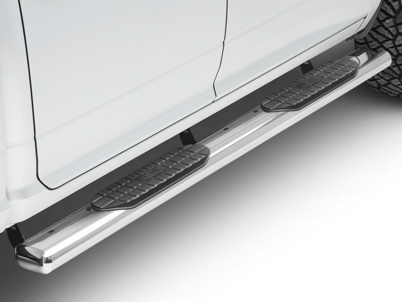 RAM 1500 Pro Traxx 6-Inch Oval Side Step Bars; Stainless Steel (09-18 ...