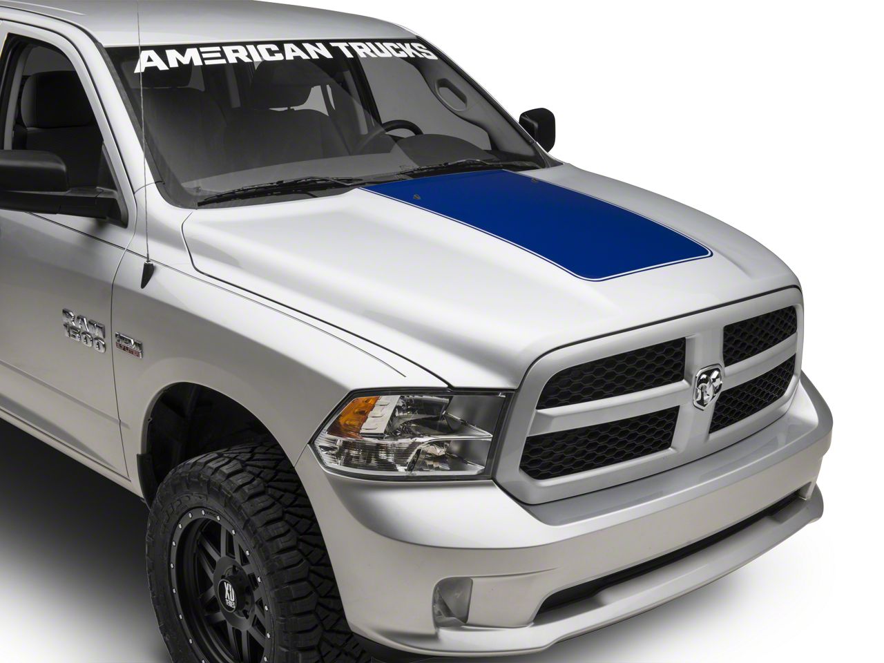 SEC10 RAM 1500 Blue Hood Decal R105418 (09-18 RAM 1500)