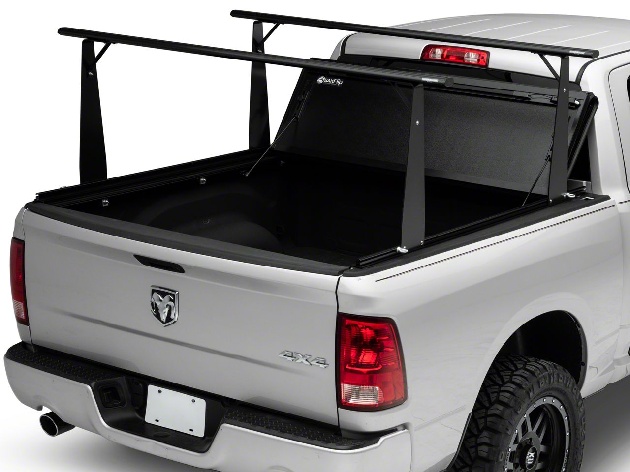 Bak Industries Ram 1500 Bakflip Cs F1 Contractor Series Pro Tri Fold Tonneau Cover R105976 02 18 Ram 1500 W O Ram Box
