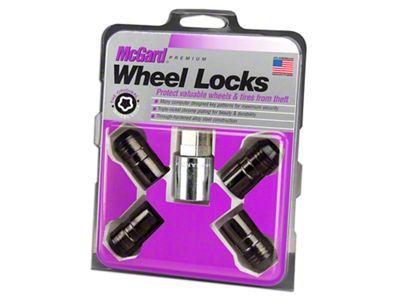 McGard Black Wheel Lock Set; 14mm x 1.5 (16-24 Titan XD)