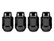 McGard Black Bulge Cone Seat Style Lug Nut Kit; 14mm x 1.5; Set of 4 (18-24 Jeep Wrangler JL)