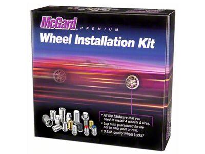McGard Chrome Wheel Installation Lug Nut Kit; 14mm x 1.5; Set of 20 (18-24 Jeep Wrangler JL)