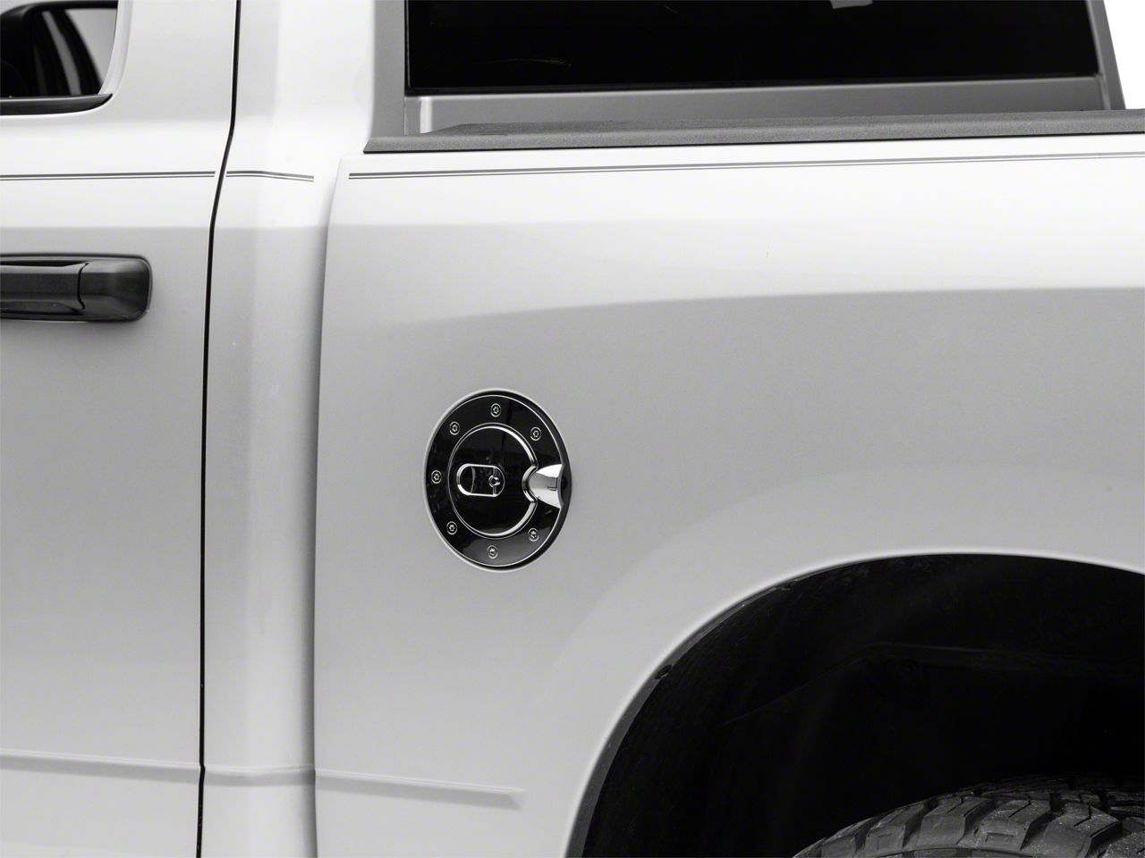 chrome gas cap cover dodge ram 1500