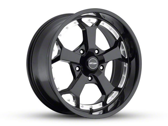 Pro Comp Wheels RAM Adrenaline Gloss Black Milled 5-Lug Wheel - 20x9 ...