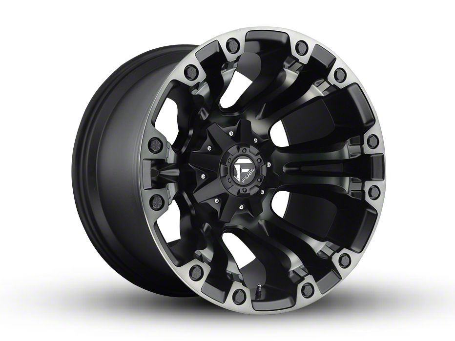 Fuel Wheels RAM Vapor Matte Black Machined 5-Lug Wheel - 20x12; -44mm