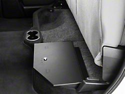Tuffy Rear Split-Bench Seat Underseat Storage Security Lid (09-18 RAM 1500 Quad Cab, Crew Cab)
