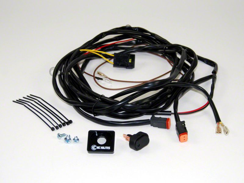 KC HiLiTES RAM Wiring Harness for 2 Lights w/ 2-Pin Deutsch Connectors 6308