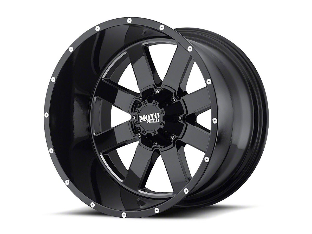 Moto Metal Tundra Mo962 Gloss Black Milled 5 Lug Wheel 20x12 44mm Offset Mo96221286344n 14 21 Tundra