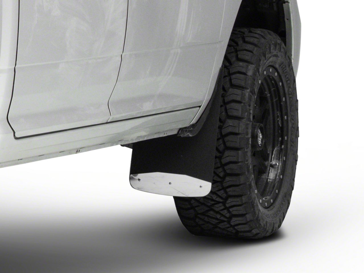 RAM Textured Rubber Front Mud Guards - 12 in. x 20 in. (09-18 RAM 1500)