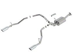 Borla S-Type Dual Exhaust System with Chrome Tips; Rear Exit (19-22 5.7L RAM 1500)