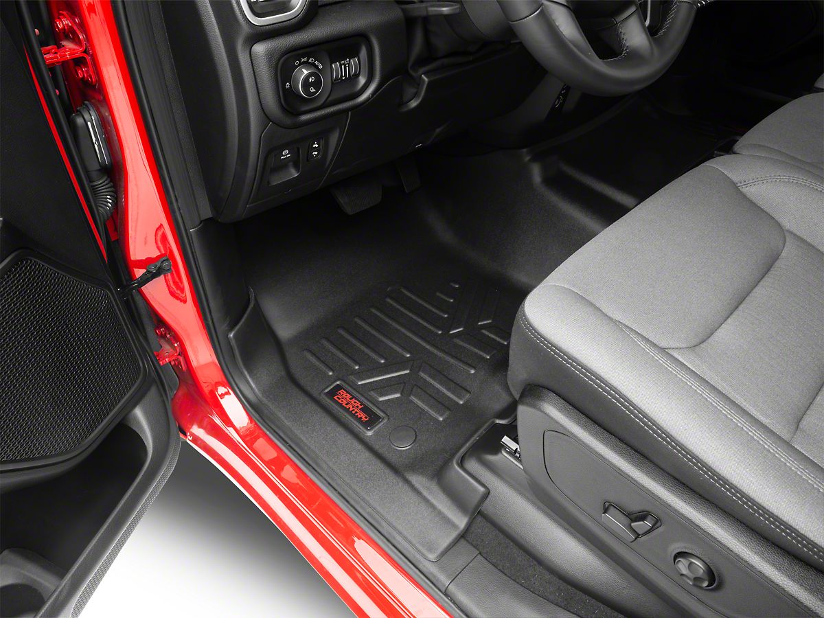 Rough Country Ram Heavy Duty Front Over The Hump Rear Floor Mats