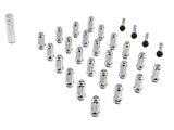 Chrome 6-Spline Lug Nut Kit; 14mm x 1.5; Set of 24 (19-26 RAM 1500)