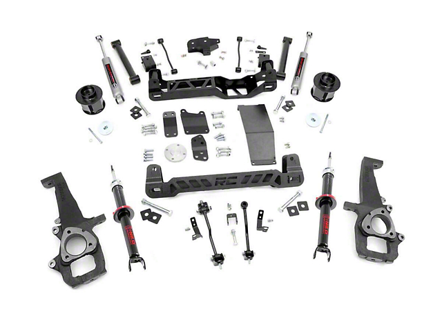 Rough Country 6-Inch Suspension Lift Kit with Lifted Struts (09-11 4WD RAM 1500)